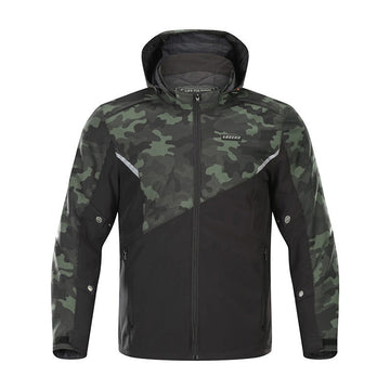 Racing Softshell Hooded Armored Jacket